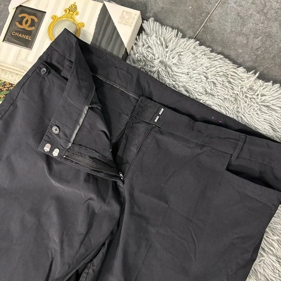 Lane Bryant Petite Black Dress Pants Button Accent Stretch 24P Rayon Nylon Blend - Picture 11 of 16